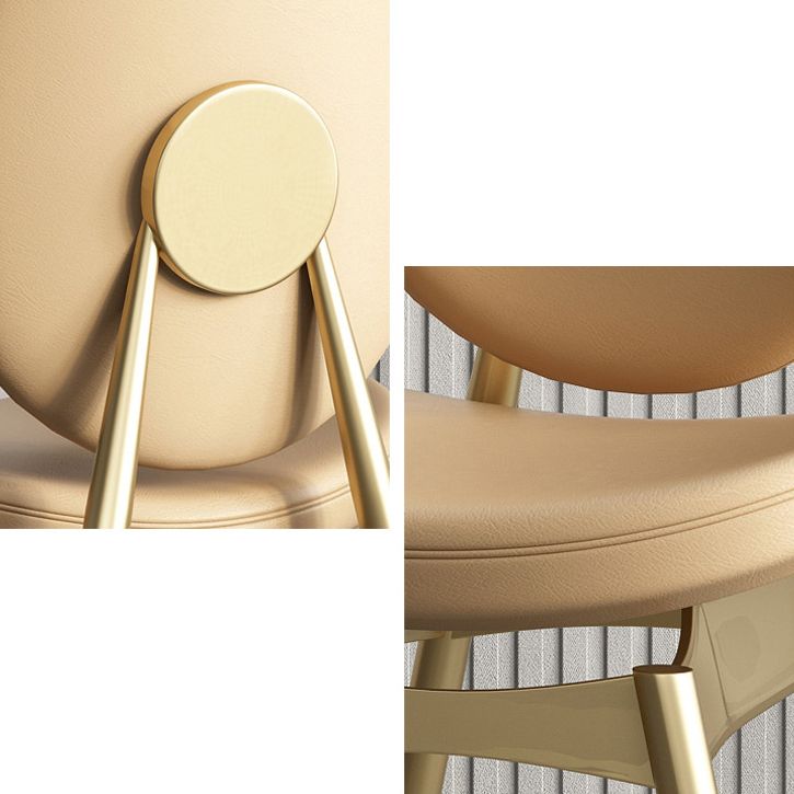 Glam Sintered Stone Dining Room Set Standard Height with Gold Leg Dining Furniture for Home Use Clearhalo 'Dining Room Sets' 'Dining Tables & Seating' 'dining_room_set' 'furn' 'furn_dining_room_set' 'Furniture' 'furniture_dining_room_set' 'Kitchen & Dining Furniture' 'kitchen&dining_furn' 'kitchen' 1200x1200_4b1c1ce4-3c1c-4234-932a-928defb0d252