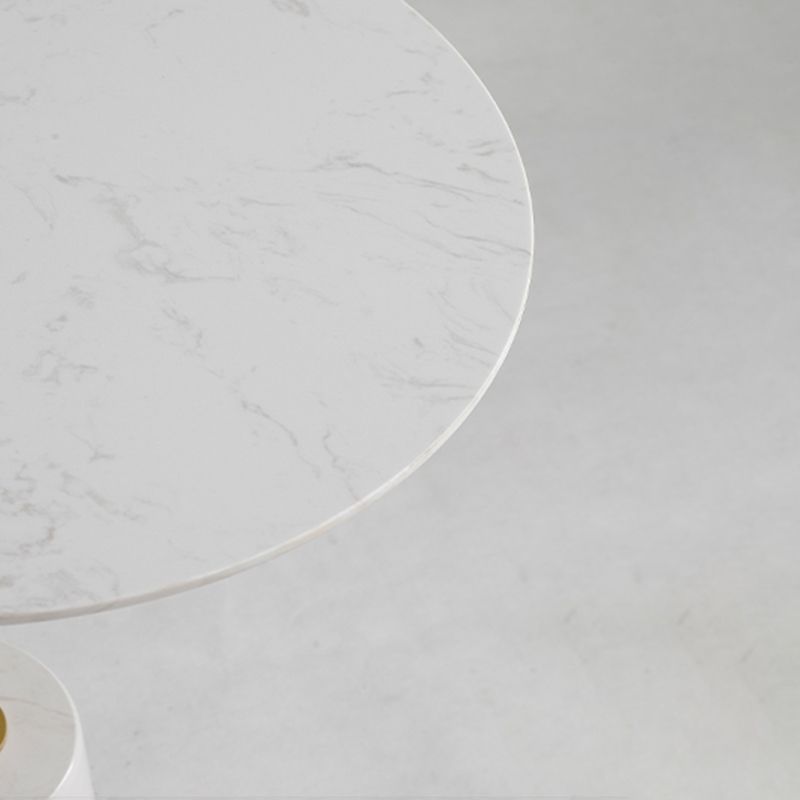 Tavolo da tavolo da golf di piedistallo contemporaneo Tavolo laterale per camera da letto