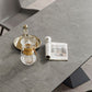 Rectangle Traditional Luxury Dining Table Sintered Stone Table with Double Pedestal Clearhalo ' dining_table' 'Dining Tables & Seating' 'Dining Tables' 'furn' 'furn_dining_table' 'Furniture' 'furniture_dining_table' 'Kitchen & Dining Furniture' 'kitchen&dining_furn' 'kitchen' 'kitchen_dining_table' 1200x1200_4b1e55c9-407c-48a6-93fb-f8e66fb46978