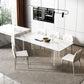 Modern Rectangle Sintered Stone Table Set 1/4/5/6/7/8 Pieces Dining Set Clearhalo 'Dining Room Sets' 'Dining Tables & Seating' 'dining_room_set' 'furn' 'furn_dining_room_set' 'Furniture' 'Kitchen & Dining Furniture' 1200x1200_4b1fb31b-d54b-45ac-bff1-0ce8f1701d21