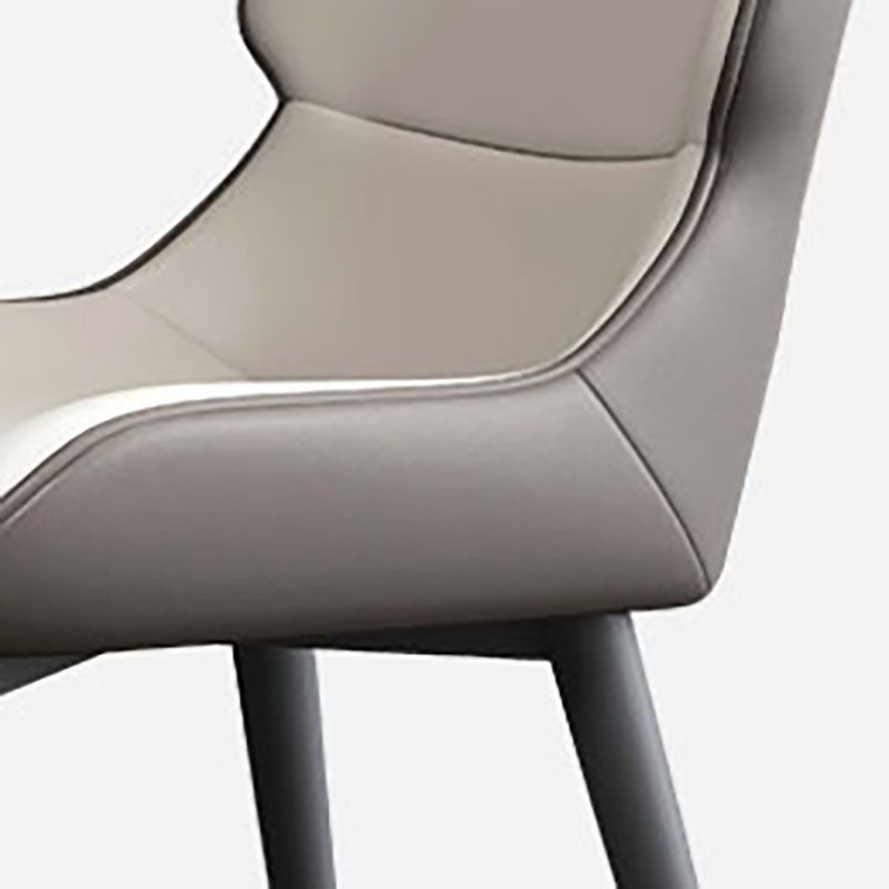 Industrial Design Leather Dining Side Chair for Home Arm Wingback Chair Clearhalo 'Dining Chairs' 'Dining Tables & Seating' 'dining_chair' 'furn' 'furn_dining_chair' 'Furniture' 'furniture_dining_chair' 'Kitchen & Dining Furniture' 1200x1200_4b1fbf8b-0390-433f-bfcf-cd26f4edb57c