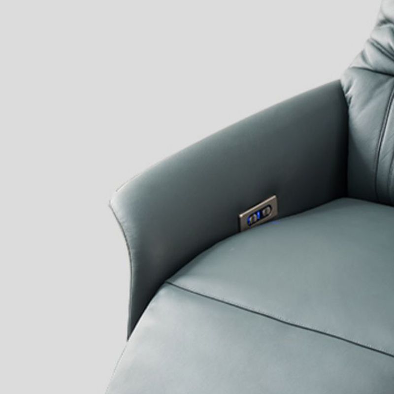 Scandinavian Swivel Base Standard Recliner Single Recliner Chair Clearhalo 'Chairs & Seating' 'furn' 'furn_recliners' 'Furniture' 'Living Room Furniture' 'Recliners' 1200x1200_4b22606e-0747-4a0e-8d53-d201ebf06b6e