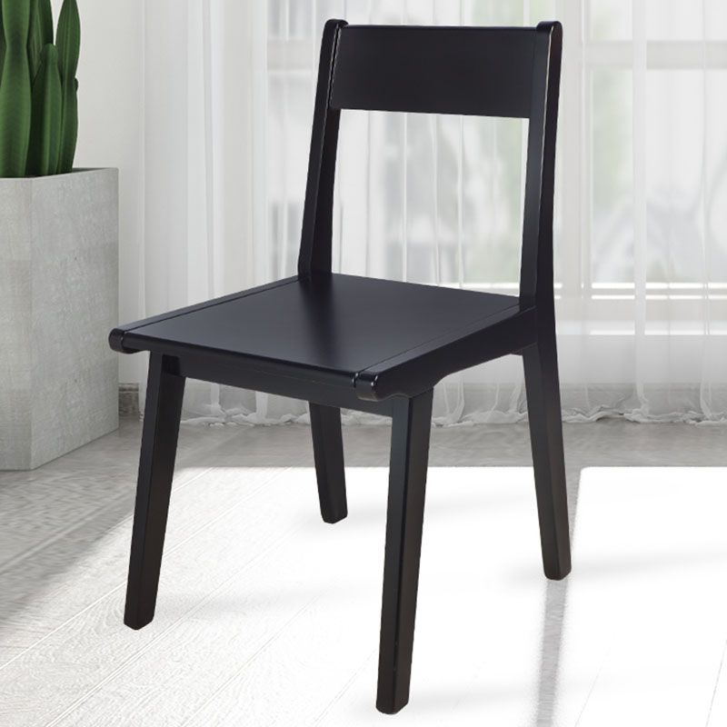Contemporary Style Open Back Chair Wood Kitchen Dining Armless Chair Clearhalo 'Dining Chairs' 'Dining Tables & Seating' 'dining_chair' 'furn' 'furn_dining_chair' 'Furniture' 'furniture_dining_chair' 'Kitchen & Dining Furniture' 1200x1200_4b233c37-7b36-4896-8240-485c9c65d0af