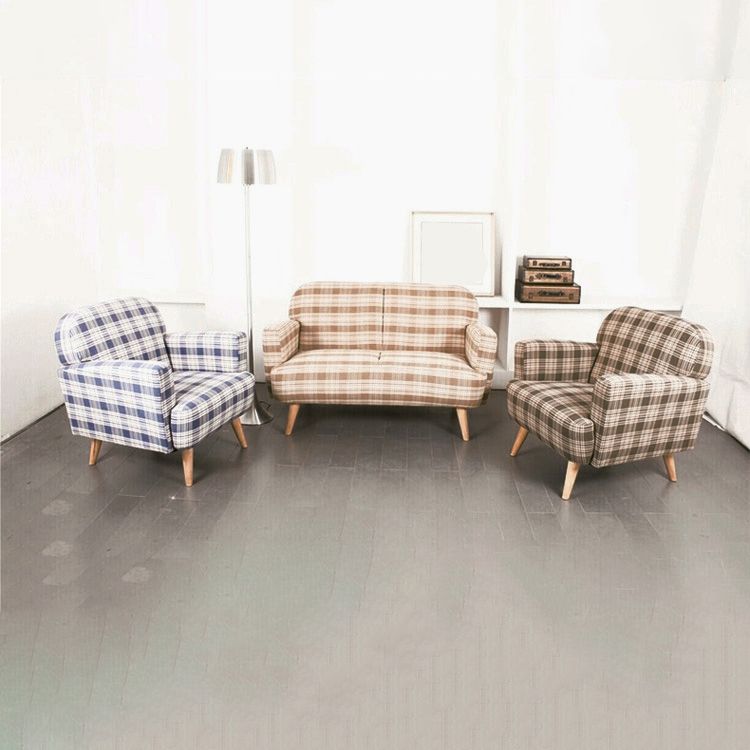 Living Room Contemporary Standard Square Arm Stationary Seating