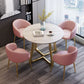Sintered Stone Top Modern White Table for Restaurant Round Dining Table with Pedestal Base Clearhalo 'Dining Tables & Seating' 'Dining Tables' 'dining_table' 'furn' 'furn_dining_table' 'Furniture' 'furniture_dining_table' 'Kitchen & Dining Furniture' 'kitchen' 'kitchen_dining_table' 1200x1200_4b257ab8-3dae-4439-ab0f-95113819a36c