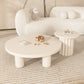 Table basse contemporaine en bois ou table de bout avec 4 pieds