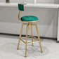 Glam Style Bar-stool with Adjustable Height Swivel Round Seat Barstool in Gold Clearhalo 'Bar Furniture' 'Bar Stools' 'bar_stools' 'furn' 'furn_bar_stools' 'furniture_bar_stools' 'Kitchen & Dining Furniture' 'kitchen&dining_furn' 'kitchen' 'kitchen_furn' Furniture' 1200x1200_4b29dfc3-a95b-4061-baad-2765c22eee24