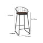 Modern 1/9 Pieces Bar Table Set Rectangle Pine Wood Counter Table for Milk Tea Shop
