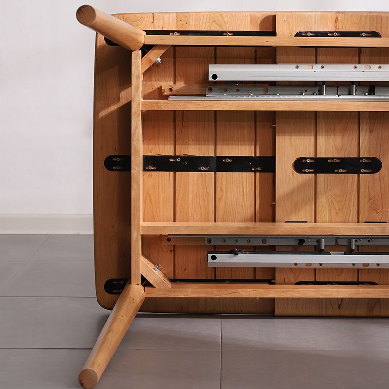 Contemporary Rectangle Dining Table Oak Solid Wood Table with 4 Legs for Dining Room Clearhalo ' dining_table' 'Dining Tables & Seating' 'Dining Tables' 'furn' 'furn_dining_table' 'Furniture' 'furniture_dining_table' 'Kitchen & Dining Furniture' 'kitchen&dining_furn' 'kitchen' 'kitchen_dining_table' 1200x1200_4b2acb4a-be2e-497b-9c55-475b378d3576