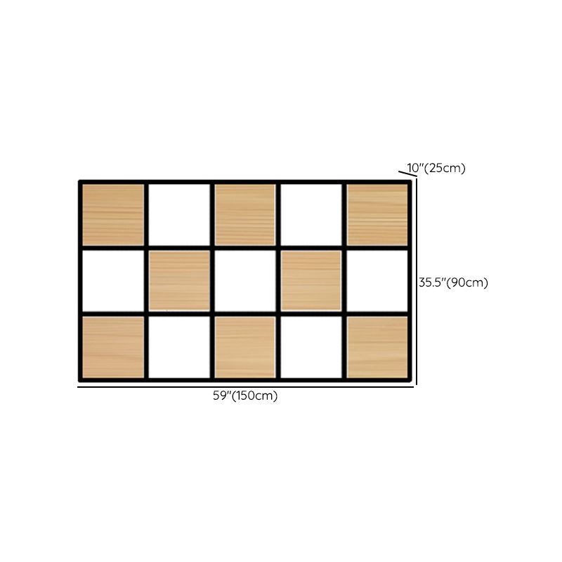 Contemporary Wooden Bookcase Floating Natural Closed Back Bookshelf Clearhalo 'Bookcases' 'furn' 'furn_bookcases' 'Furniture' 'Office Furniture' 1200x1200_4b2b9437-ec69-484f-b9ee-7f7dbfa186c5
