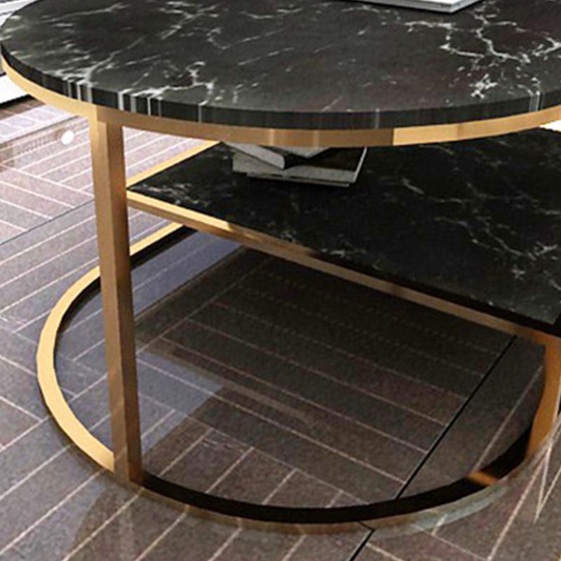 Contemporary Frame Cocktail Table Rectangular Coffee Table with Storage Clearhalo 'Coffee & Accent Tables' 'Coffee Tables' 'coffee_tables' 'furn' 'furn_coffee_tables' 'Furniture' 'furniture_coffee_tables' 'Living Room Furniture' 1200x1200_4b2d6168-a5d6-4a55-a184-3ce4a9b7a7eb