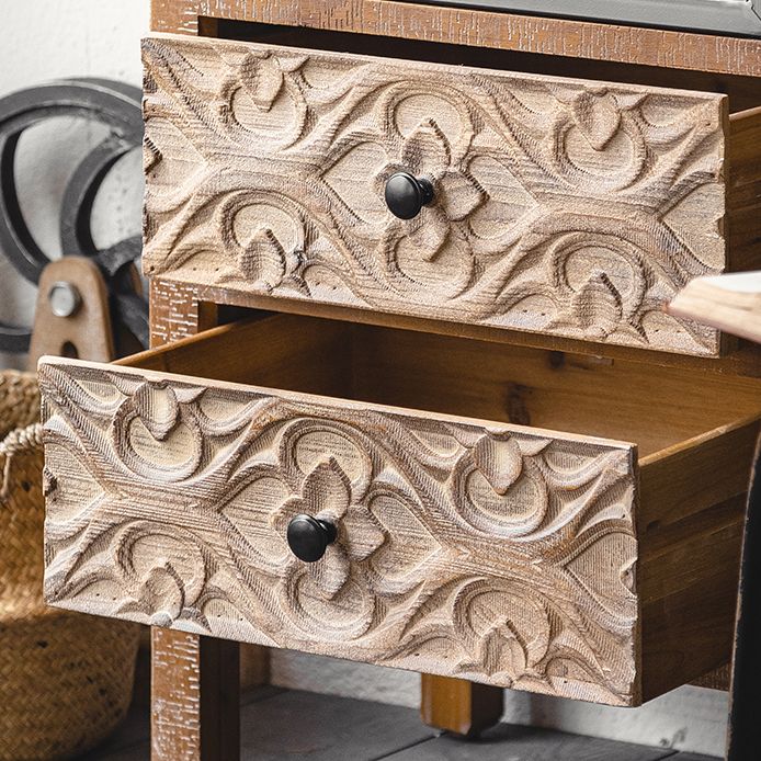 Armoire du buffet en bois massif moderne avec portes pour salle à manger