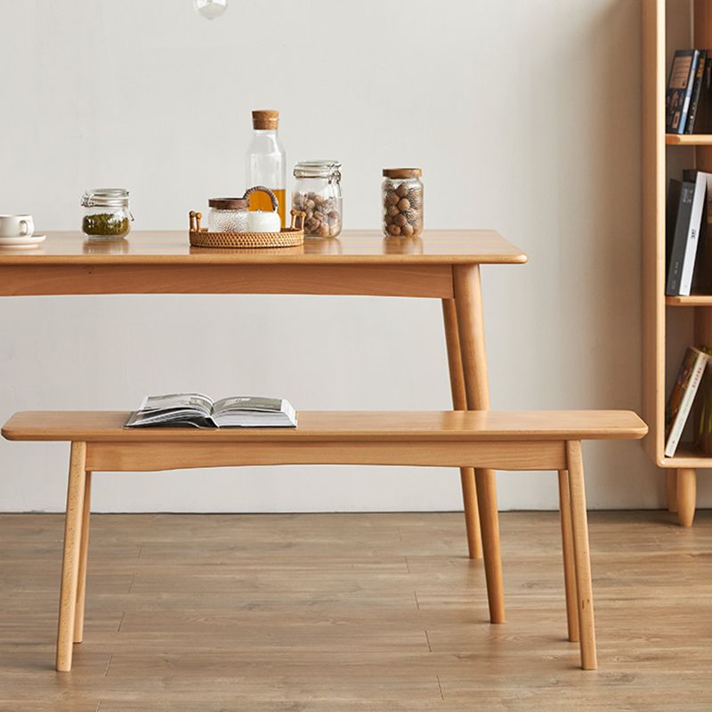 11 Inch Wide Bench Modern Solid Wood Seating Bench with Legs Clearhalo 'Benches' 'Chairs & Seating' 'furn' 'furn_benches' 'Furniture' 'Living Room Furniture' 1200x1200_4b30fcc6-4c51-45c1-a77d-79fc57493fe4