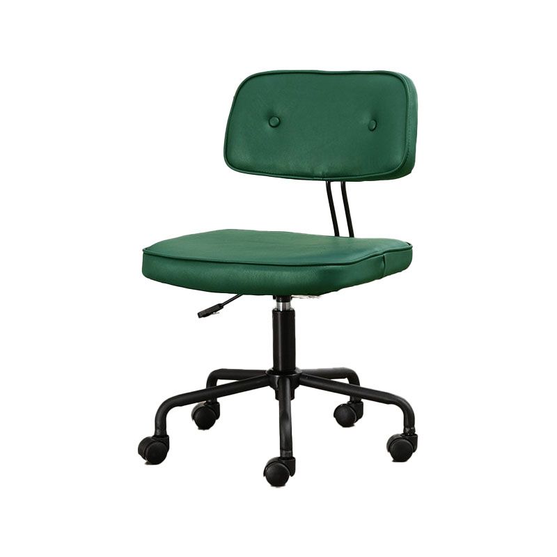 Black Frame Modern Desk Chair with Mid Back Swivel Office Chair with Wheels Clearhalo 'furn' 'furn_office_chair' 'Furniture' 'furniture_office_chair' 'Office Chairs' 'Office Furniture' 'office_chair' 1200x1200_4b31c52b-baef-49b0-81f1-bcfc6ed3d11c