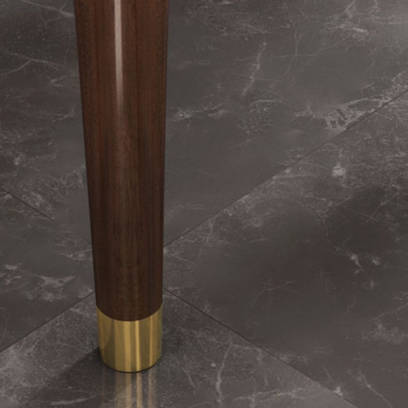 Modern Simple Dining Table Sintered Stone Dinner Table with Wood Legs Clearhalo 'Dining Tables & Seating' 'Dining Tables' 'dining_table' 'furn' 'furn_dining_table' 'Furniture' 'Kitchen & Dining Furniture' 1200x1200_4b3684d6-5566-46e1-9e82-9303a2b3e79f