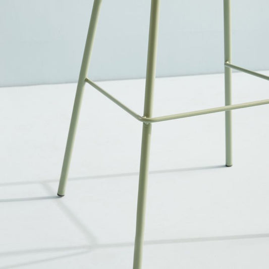 Scandinavian Living Room Low Back Stool Matte Finish Plastic Barstool Clearhalo 'Bar Furniture' 'Bar Stools' 'bar_stools' 'furn' 'furn_bar_stools' 'Furniture' 'furniture_bar_stools' 'Kitchen & Dining Furniture' 1200x1200_4b3688f8-3af7-4321-a12e-ded06882e8af