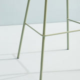 Scandinavian Living Room Low Back Stool Matte Finish Plastic Barstool Clearhalo 'Bar Furniture' 'Bar Stools' 'bar_stools' 'furn' 'furn_bar_stools' 'Furniture' 'furniture_bar_stools' 'Kitchen & Dining Furniture' 1200x1200_4b3688f8-3af7-4321-a12e-ded06882e8af