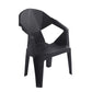 Contemporary Style Stacking Dining Chair Slat Back Plastic Dining Arm Chairs Clearhalo ' kitchen&dining_furn' 'Dining Chairs' 'Dining Tables & Seating' 'dining_chair' 'furn' 'furn_dining_chair' 'Furniture' 'furniture_dining_chair' 'Kitchen & Dining Furniture' 'kitchen' 1200x1200_4b3934f4-389e-452d-8223-323f56782e65