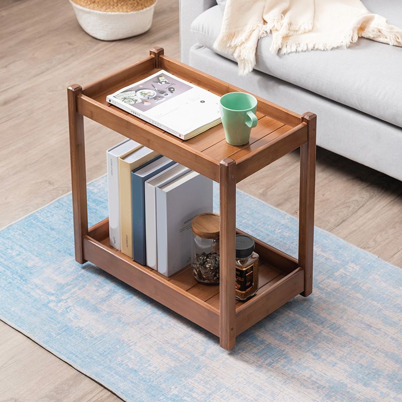 Contemporary Rectangular Side Table Brown Sofa Side Accent Table Clearhalo 'Coffee & Accent Tables' 'End & Side Tables' 'end_side_tables' 'furn' 'furn_end_side_tables' 'Furniture' 'Living Room Furniture' 1200x1200_4b398713-480a-4f2d-ad1a-df5c187fd0f3