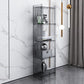Modern Style Closed Back Bookcase Acrylic Standard Bookshelf Clearhalo 'Bookcases' 'furn' 'furn_bookcases' 'Furniture' 'Office Furniture' 1200x1200_4b3a7cc3-88ec-40a7-9a1d-7d199311714b