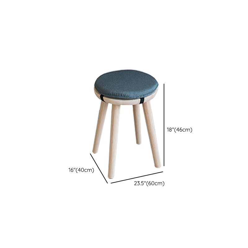 Metal Legs Solid Wood Bedroom Vanity Dressing Table with Makeup Table and Stool