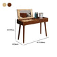 29.5 "Hoogte Flip-Top Vanity Set Desk ijdelheid met spiegel en lade