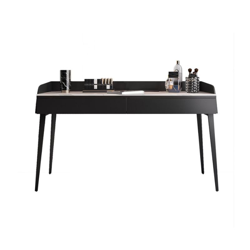 Camera da letto Make-Up Vanity Desk 31.5 "/39.37" /47.24 "W, finitura nera/kaki
