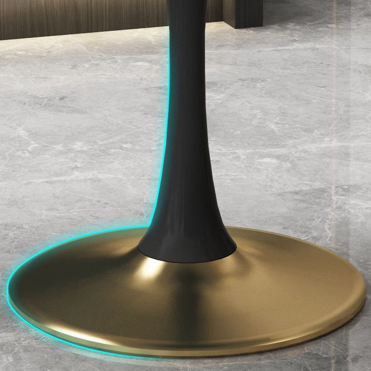 31.5-inch Metal Contemporary Dining Table Round Table for Kitchen Clearhalo ' dining_table' 'Dining Tables & Seating' 'Dining Tables' 'furn' 'furn_dining_table' 'Furniture' 'furniture_dining_table' 'Kitchen & Dining Furniture' 'kitchen&dining_furn' 'kitchen' 'kitchen_dining_table' 1200x1200_4b4062f1-c667-491b-8b3c-cf9432ec0719