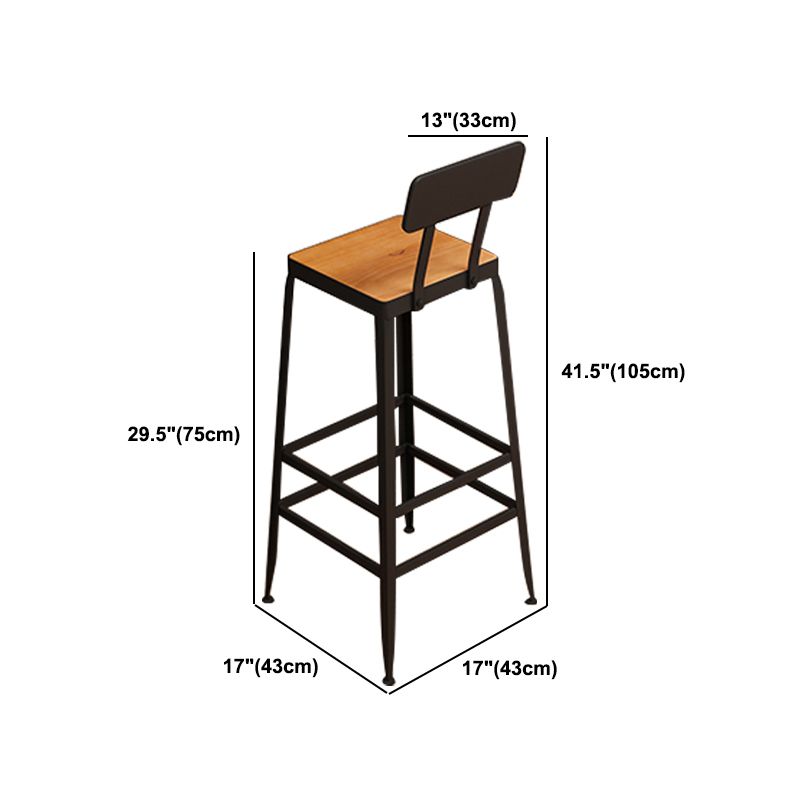 Industrial 1/2/5 Pieces Solid Wood Bar Table Set Fixed Counter Set Clearhalo 'Bar Furniture' 'furn' 'furn_home_bar_bar_sets' 'Furniture' 'Home Bars & Bar Sets' 'home_bar_bar_sets' 'Kitchen & Dining Furniture' 1200x1200_4b40bb15-36e7-4974-b21b-348afe58bb8b