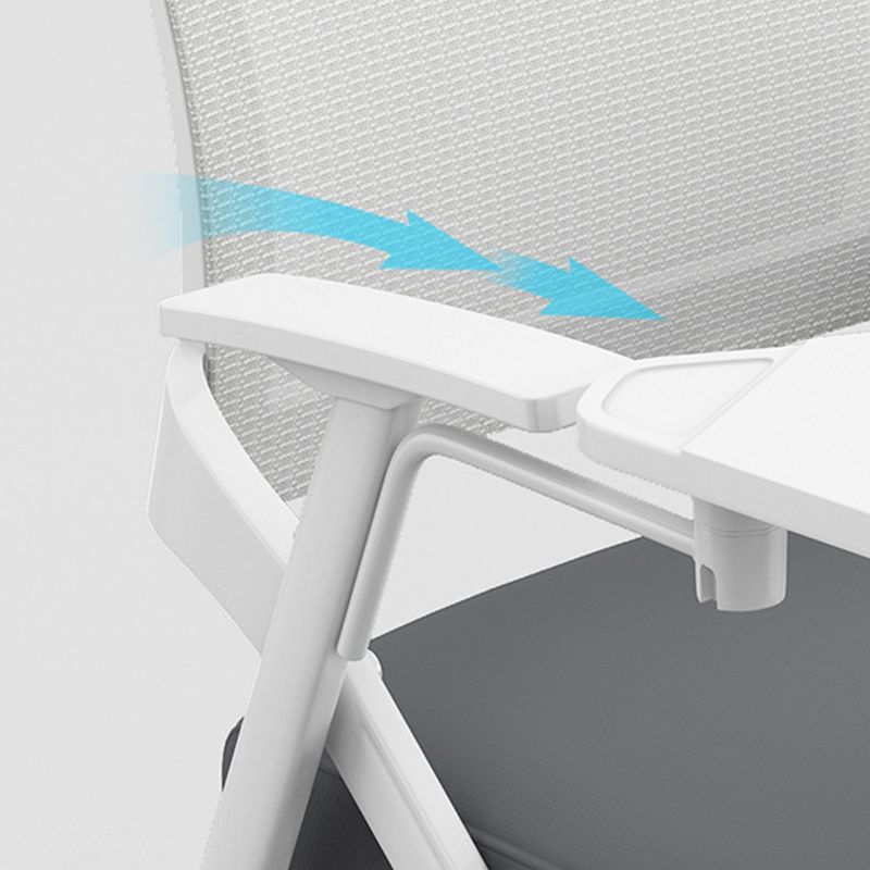 Silla de conferencia de estilo moderno silla de escritorio de metal con brazo para la oficina