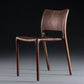 Industrial Home Indoor Side Chair Open Back Dining Wood Chair