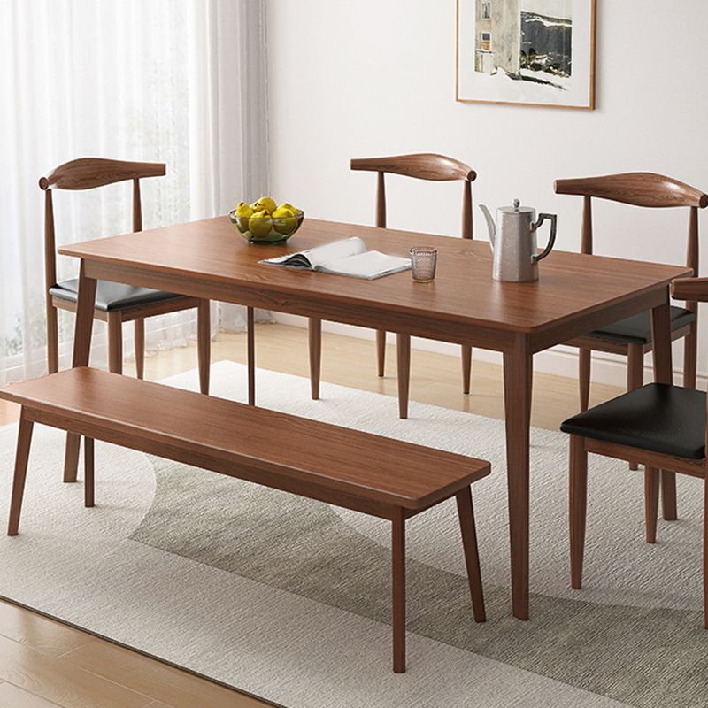 Contemporary Engineered Wood Bench Rectangle Seating Bench with Legs Clearhalo 'Benches' 'Chairs & Seating' 'furn' 'furn_benches' 'Furniture' 'Living Room Furniture' 1200x1200_4b44dd17-b3f1-41aa-9b54-86be2dfaf4b0