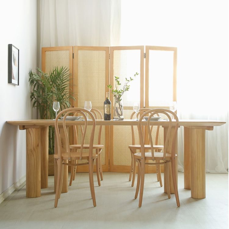 Modern 1/2/3/5/7 Pieces Rectangle Dining Set Solid Wood Dining Table with Chairs Clearhalo 'Dining Room Sets' 'Dining Tables & Seating' 'dining_room_set' 'furn' 'furn_dining_room_set' 'Furniture' 'furniture_dining_room_set' 'Kitchen & Dining Furniture' 1200x1200_4b460f3f-c066-4ba8-aa60-fc3f0d66d5ea