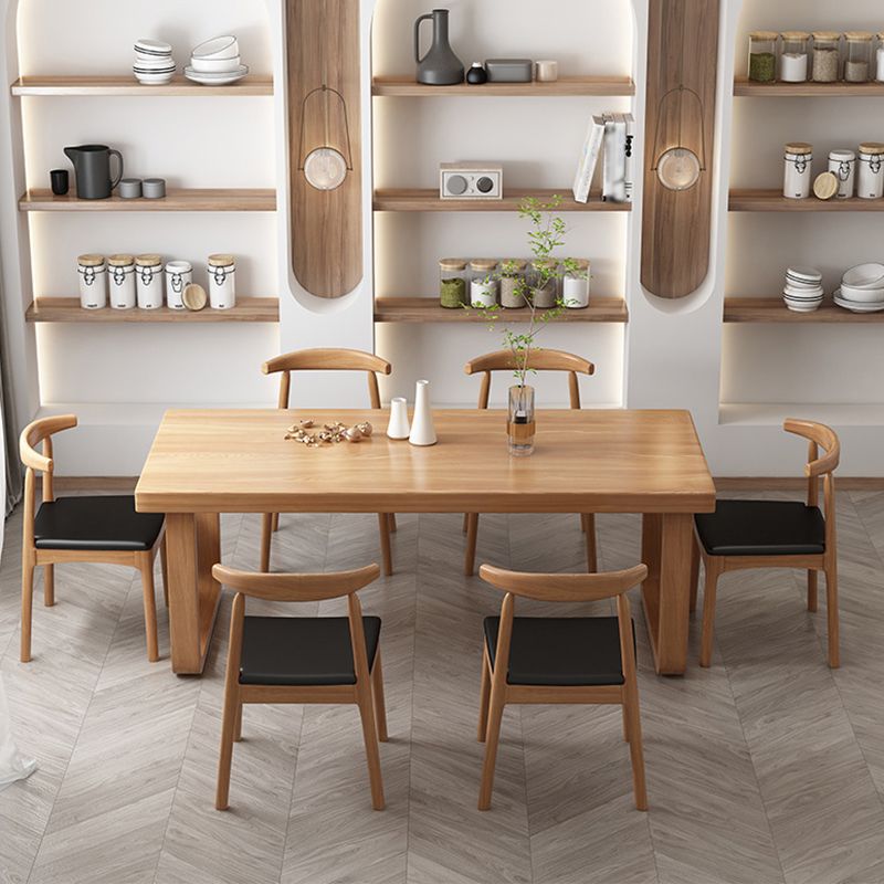 Simplicité Table à manger rectangle