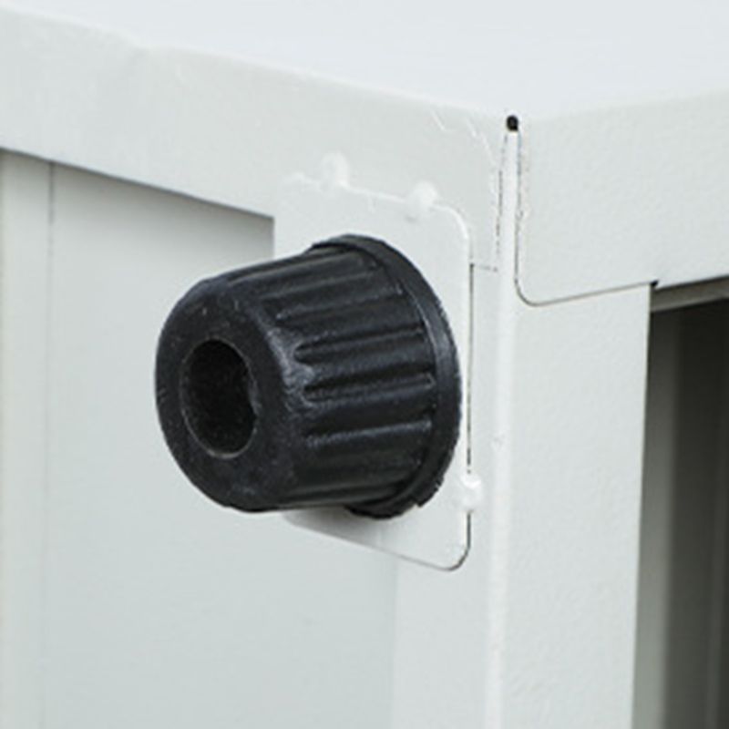 Modern Style Metal Wardrobe White Colour Freestanding Wardrobe Closet