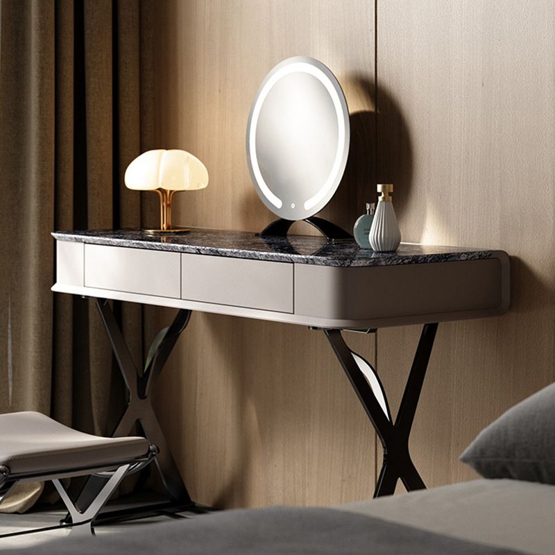 Modernismus Stone Top Eitelkeit 29,52 "hoher Eitelkeit mit Stuhl