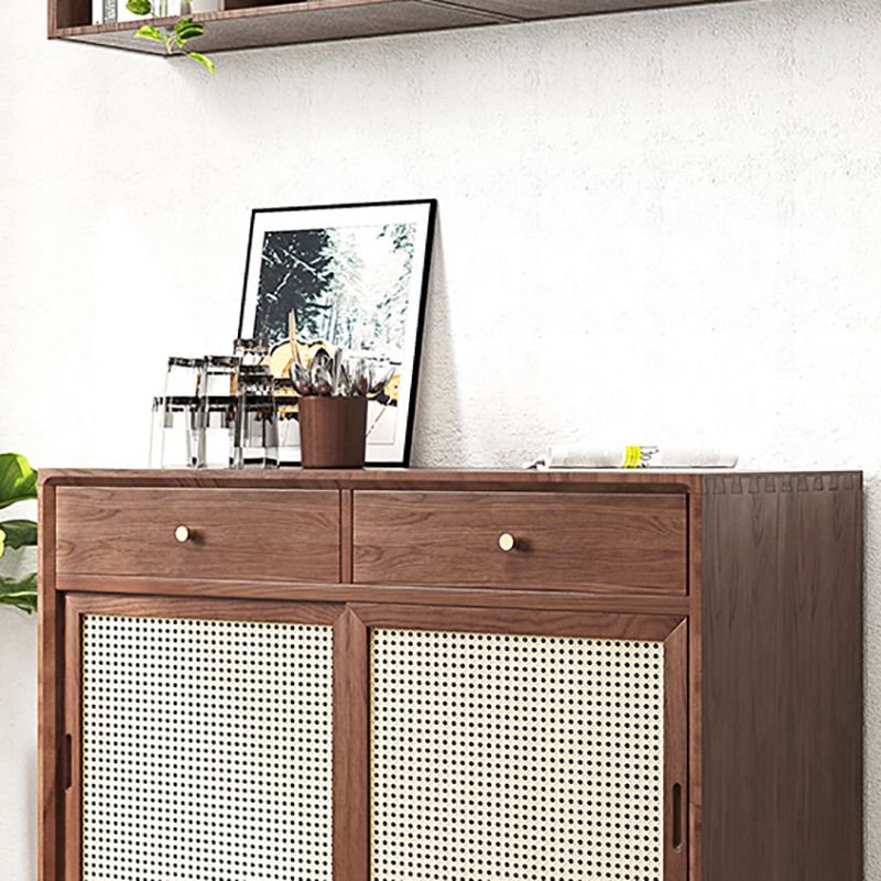 Server da pranzo in legno massimo da 15,75 "W in stile contemporaneo per soggiorno in cucina