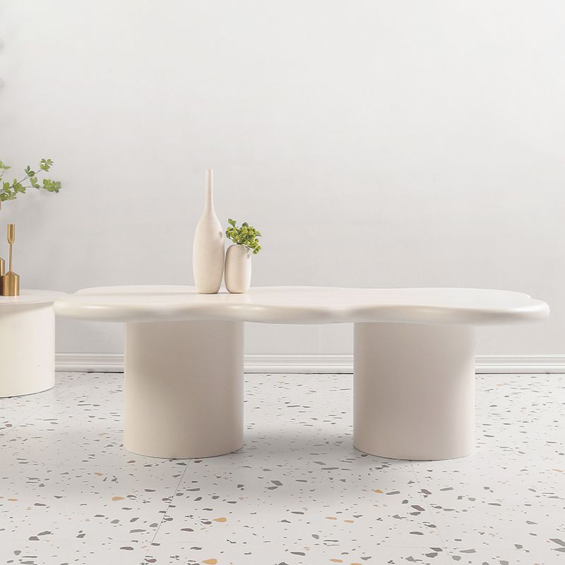 1 tavolino bianco tavolino rotondo in legno massimo