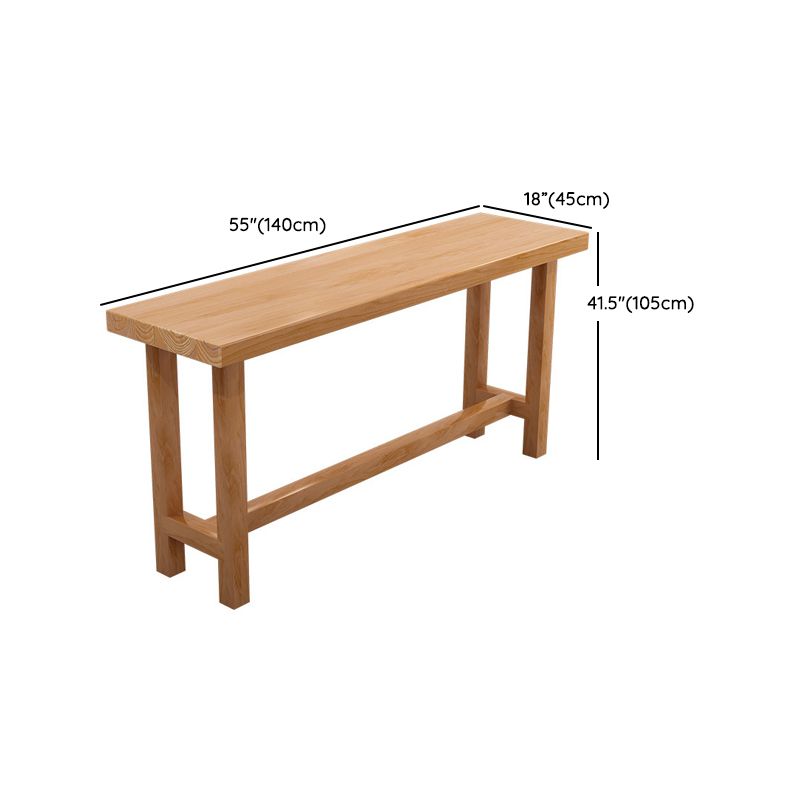 Modern Style Wood 1/6/11 Pieces Bar Table Set Rectangle Bar Table for Home Clearhalo 'Bar Furniture' 'furn' 'furn_home_bar_bar_sets' 'Furniture' 'Home Bars & Bar Sets' 'home_bar_bar_sets' 'Kitchen & Dining Furniture' 1200x1200_4b4c5ae7-054b-4d54-aa6b-2628cec1b2f2