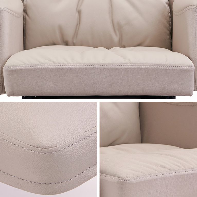 Modern Leather Executive Bureau Stoel High Back Back bekleed bureaustoel met voetsteun