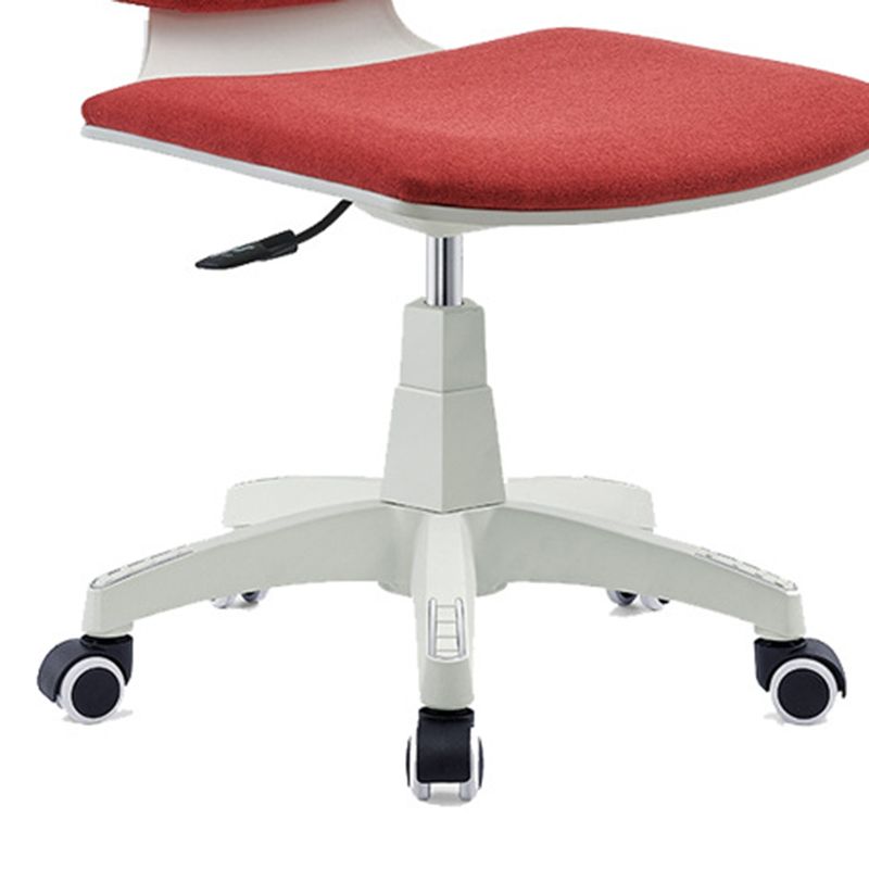 Silla de oficina contemporánea con respaldo medio, silla giratoria para conferencias con ruedas