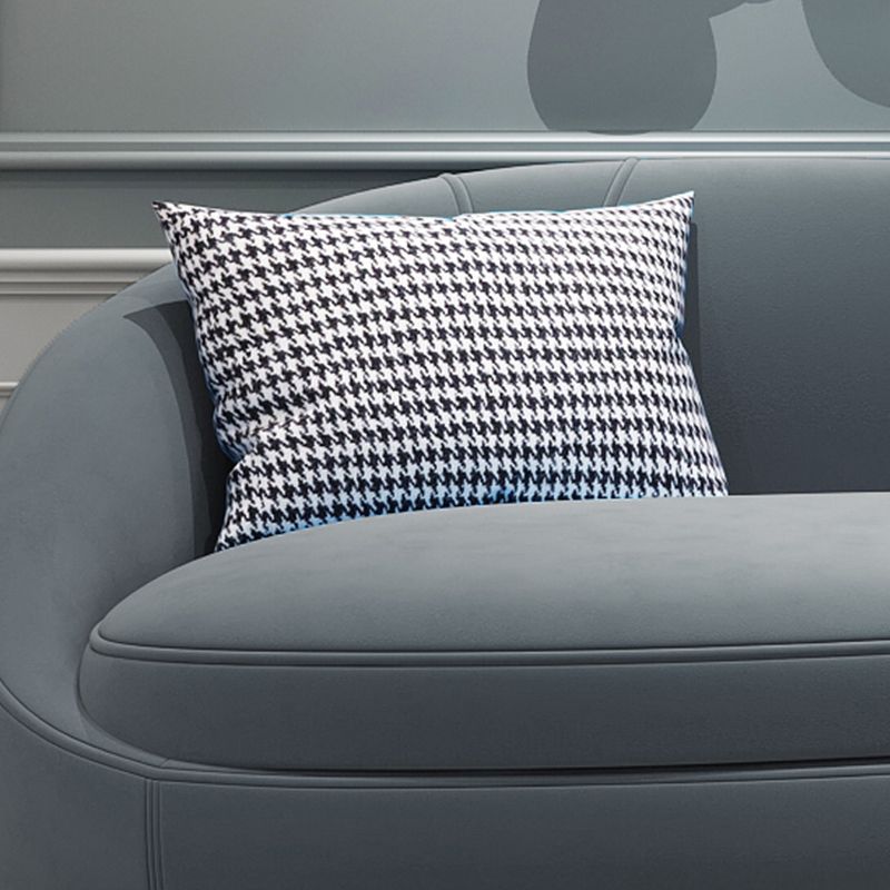 Glam Velvet 4-seat Sofa Curved Tight Back 74.80"W Sofa for Living Room Clearhalo 'furn' 'furn_sofas' 'Furniture' 'furniture_sofas' 'kitchen' 'kitchen_sofas' 'Living Room Furniture' 'Sofa' 'sofas' 1200x1200_4b51f1a4-7794-4096-b62e-1b6413ddfde0