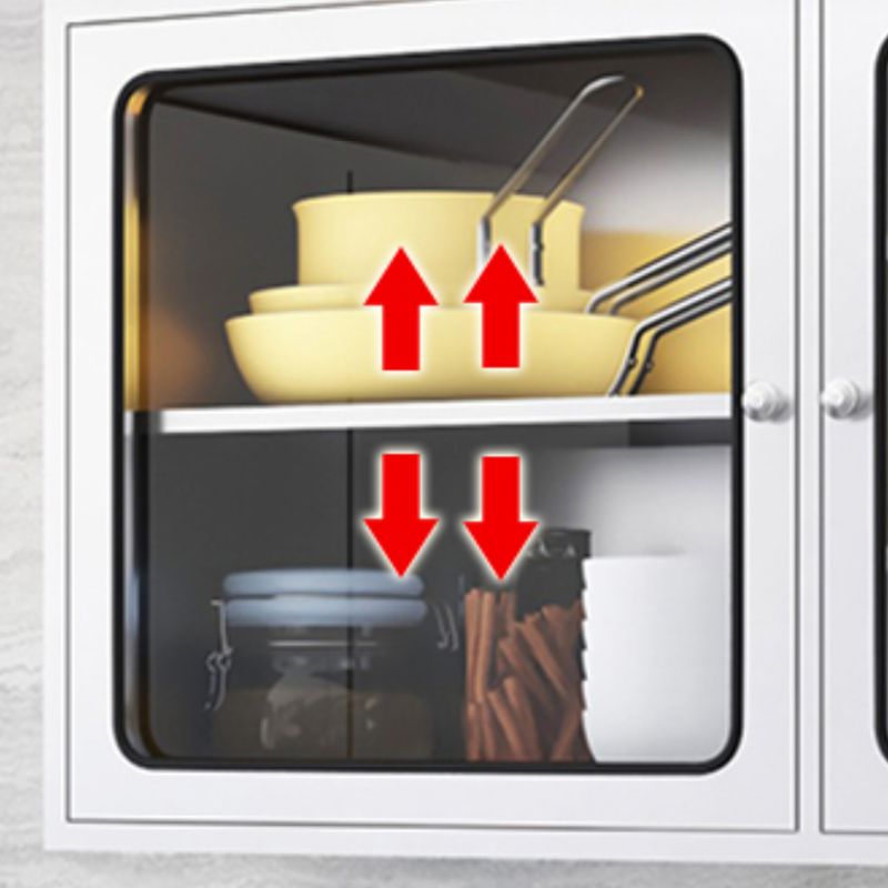 Contemporary Display Stand Stainless Steel Hutch Cabinet for Dining Room Clearhalo 'Display & China Cabinets' 'display_china_cabinets' 'furn' 'furn_display_china_cabinets' 'Furniture' 'Kitchen & Dining Furniture' 1200x1200_4b55361b-5cd4-4c6e-aac2-45f3e594204a