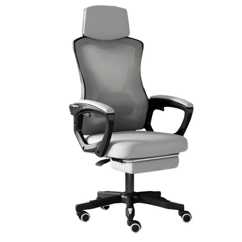 Modern Slide Office Chair Adjustable Seat Height Chair with Breathable Back Clearhalo 'furn' 'furn_office_chair' 'Furniture' 'Office Chairs' 'Office Furniture' 'office_chair' 1200x1200_4b5566ab-cb8b-4b8c-b8af-328d02142ff3