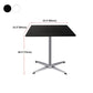 Solid Wood Dining Table Industrial Home Use Dining Table with Stainless Steel Base Clearhalo ' dining_table' 'Dining Tables & Seating' 'Dining Tables' 'Furniture' 'furniture_dining_table' 'Kitchen & Dining Furniture' 'kitchen&dining_furn' 'kitchen' 'kitchen_dining_table' 1200x1200_4b57e84f-e5d8-4698-b13e-41ce26ae6ad4