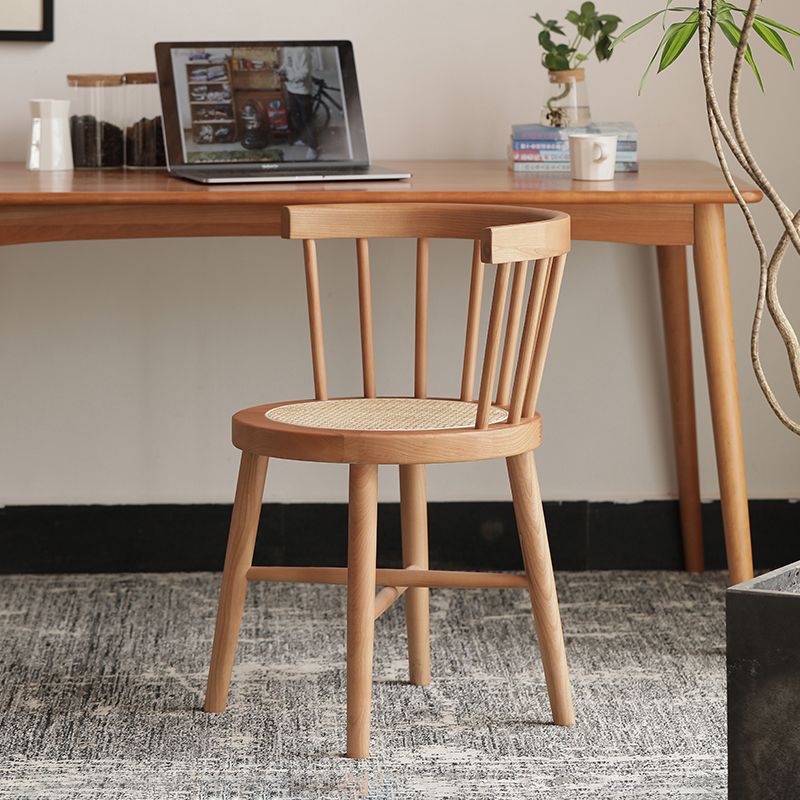 Dining Room Arm Chairs Modern Solid Wood Side Chair for Home Clearhalo 'Dining Chairs' 'Dining Tables & Seating' 'dining_chair' 'furn' 'furn_dining_chair' 'Furniture' 'Kitchen & Dining Furniture' 1200x1200_4b5830d6-7aa8-4c4a-a338-d0e53236f02b