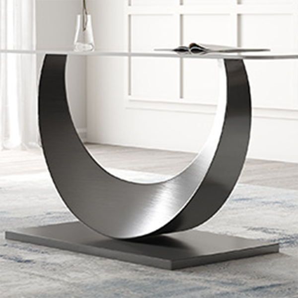 デザイナースタイルの焼結ストーンダイニングセット長方形1/3/4/5/7ピースディネットテーブルセット