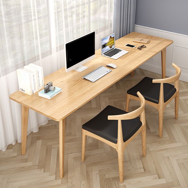 Modern Style Curved Office Desk Solid Wood Writing Desk for Home Clearhalo 'furn' 'furn_office_desk' 'Furniture' 'furniture_office_desk' 'Office Desks' 'Office Furniture' 'office_desk' 1200x1200_4b5931fc-9398-4c69-99d0-781a77ad65d6