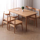 Solid Wood Modern Dining Table Brown Rectangle Table with 4 Legs for Home Use Clearhalo ' dining_table' 'Dining Tables & Seating' 'Dining Tables' 'Furniture' 'furniture_dining_table' 'Kitchen & Dining Furniture' 'kitchen&dining_furn' 'kitchen' 'kitchen_dining_table' 1200x1200_4b59d2fe-4a57-4a0f-a913-edb9ca0e2072