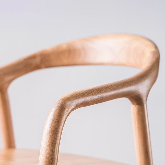 Contemporary Solid Wood Dining Room Chair Open Back Dining Side Chair with Armrest Clearhalo ' kitchen&dining_furn' 'Dining Chairs' 'Dining Tables & Seating' 'dining_chair' 'furn' 'furn_dining_chair' 'Furniture' 'furniture_dining_chair' 'Kitchen & Dining Furniture' 'kitchen' 1200x1200_4b5aad78-2052-4238-b952-62993e41db2b